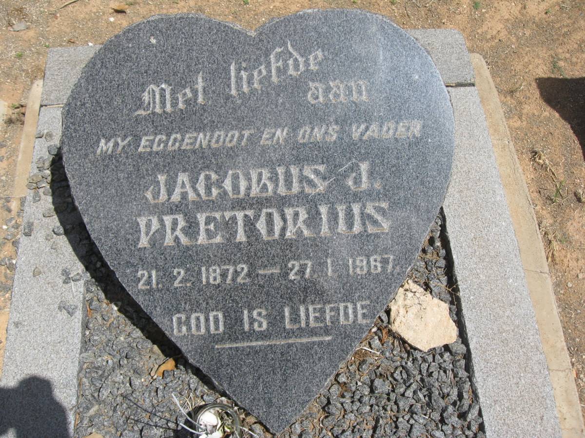 PRETORIUS Jacobus J. 1872-1967