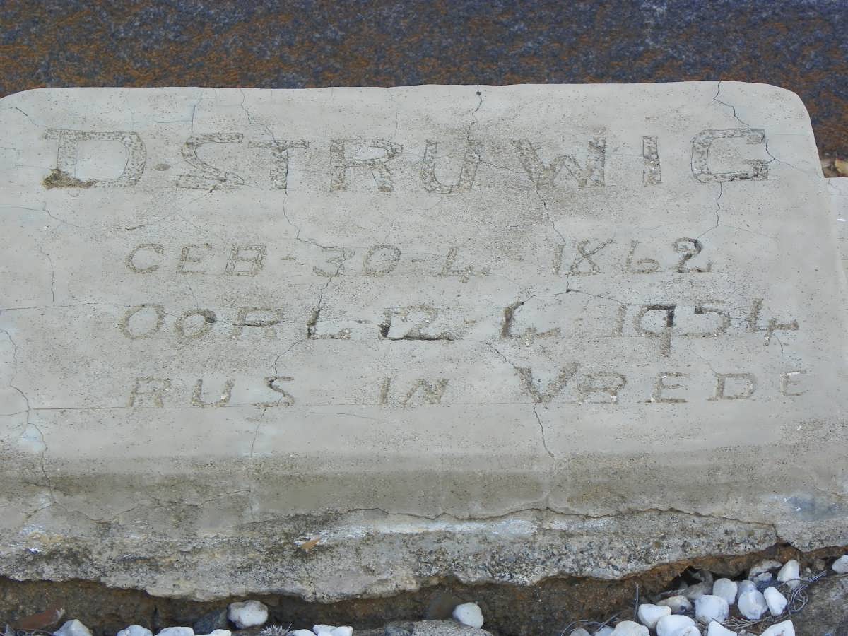 STRUWIG D. 1862-1954