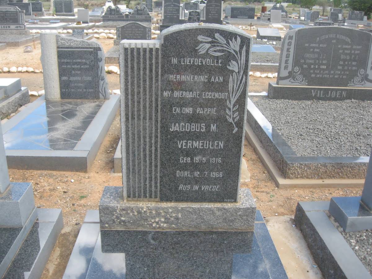 VERMEULEN Jacobus M. 1916-1966