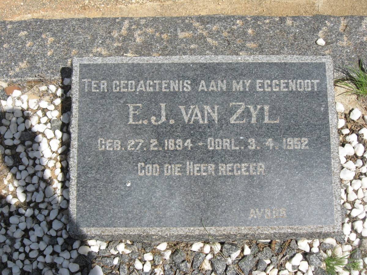 ZYL E.J., van 1894-1952