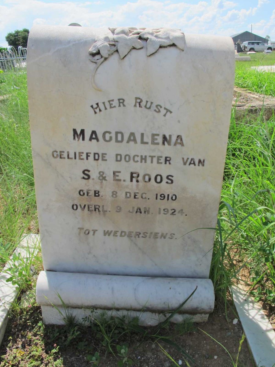 ROOS Magdalena 1910-1924