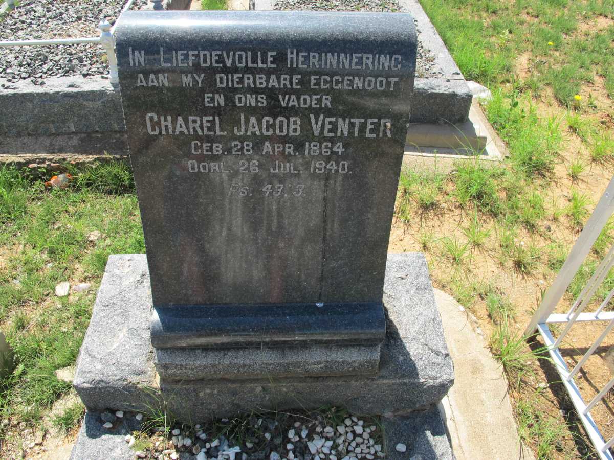 VENTER Charel Jacob 1864-1940