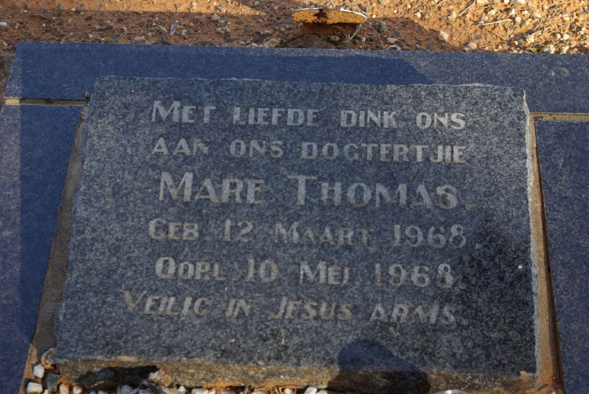 THOMAS Mare 1968-1968