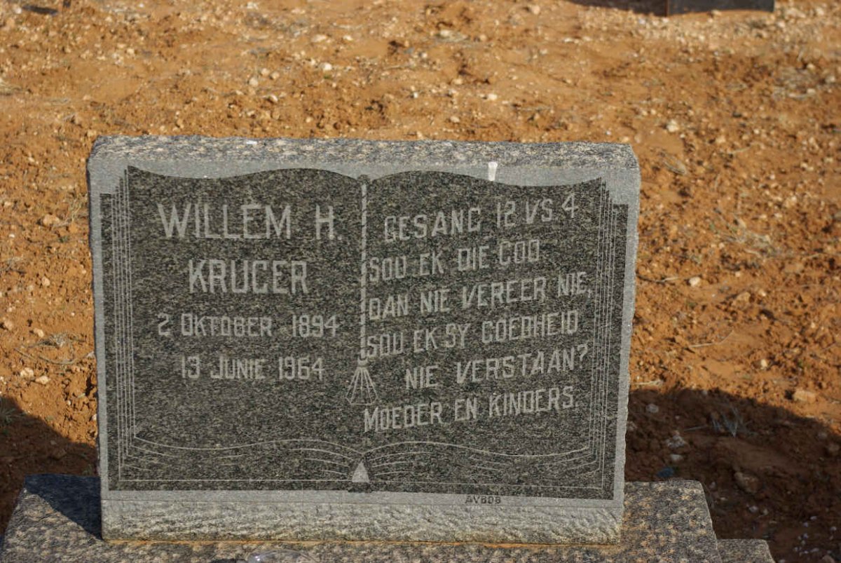 KRUGER Willem H. 1894-1964