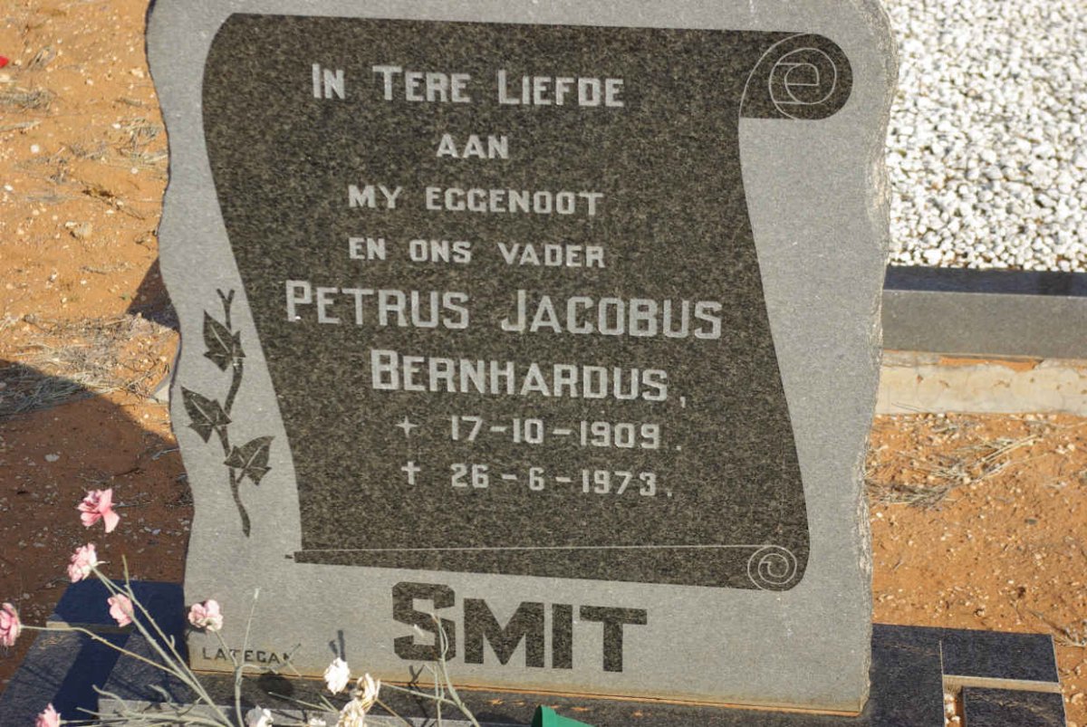SMIT Petrus Jacobus Bernhardus 1909-1973