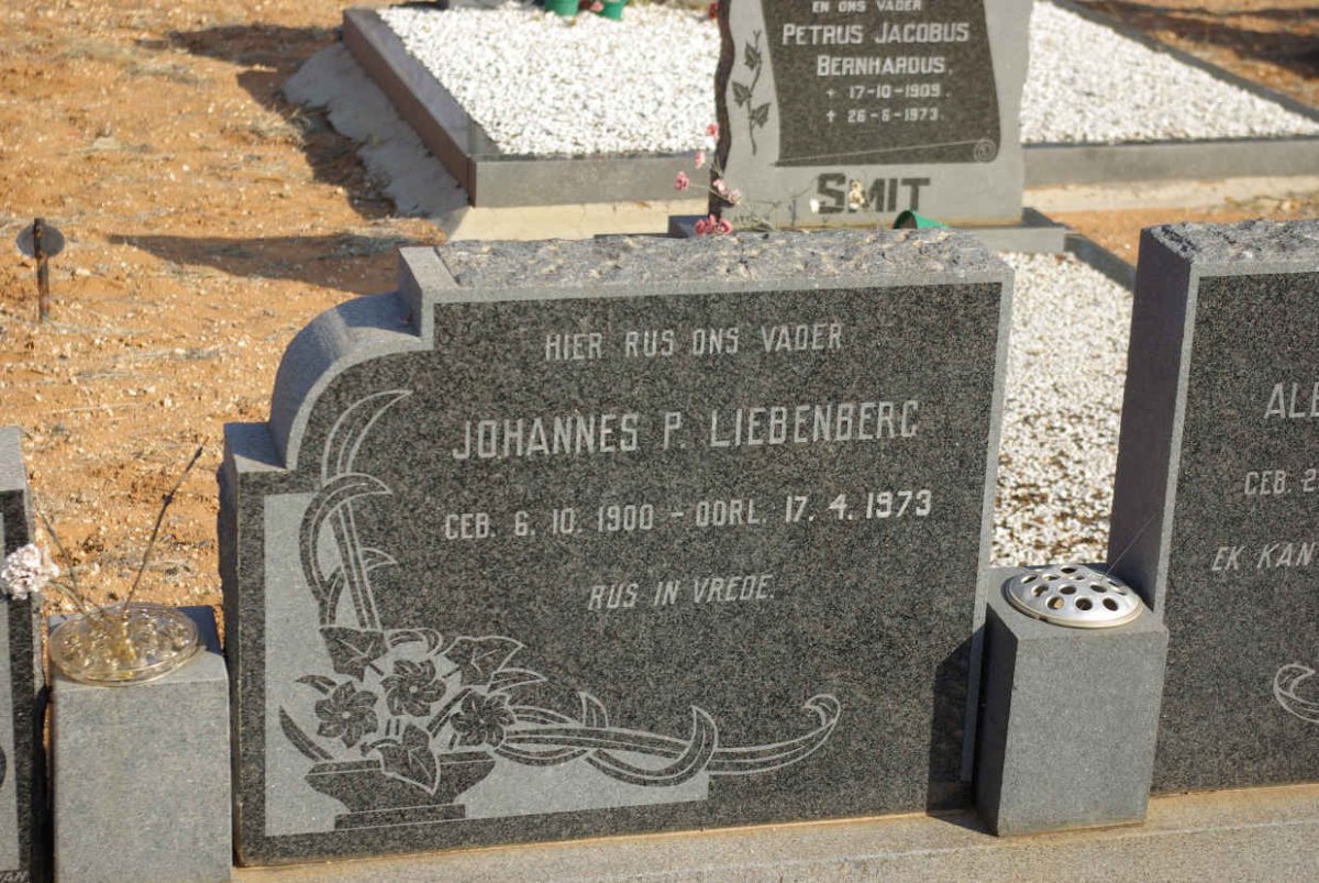 LIEBENBERG Johannes P. 1900-1973