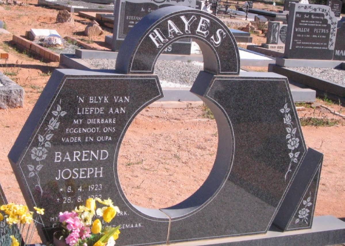 HAYES Barend Joseph 1923-1982