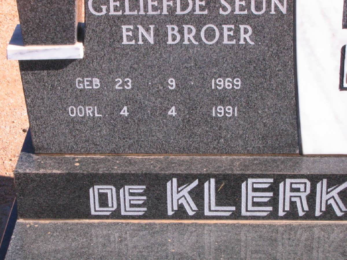 KLERK Pierre, de 1969-1991