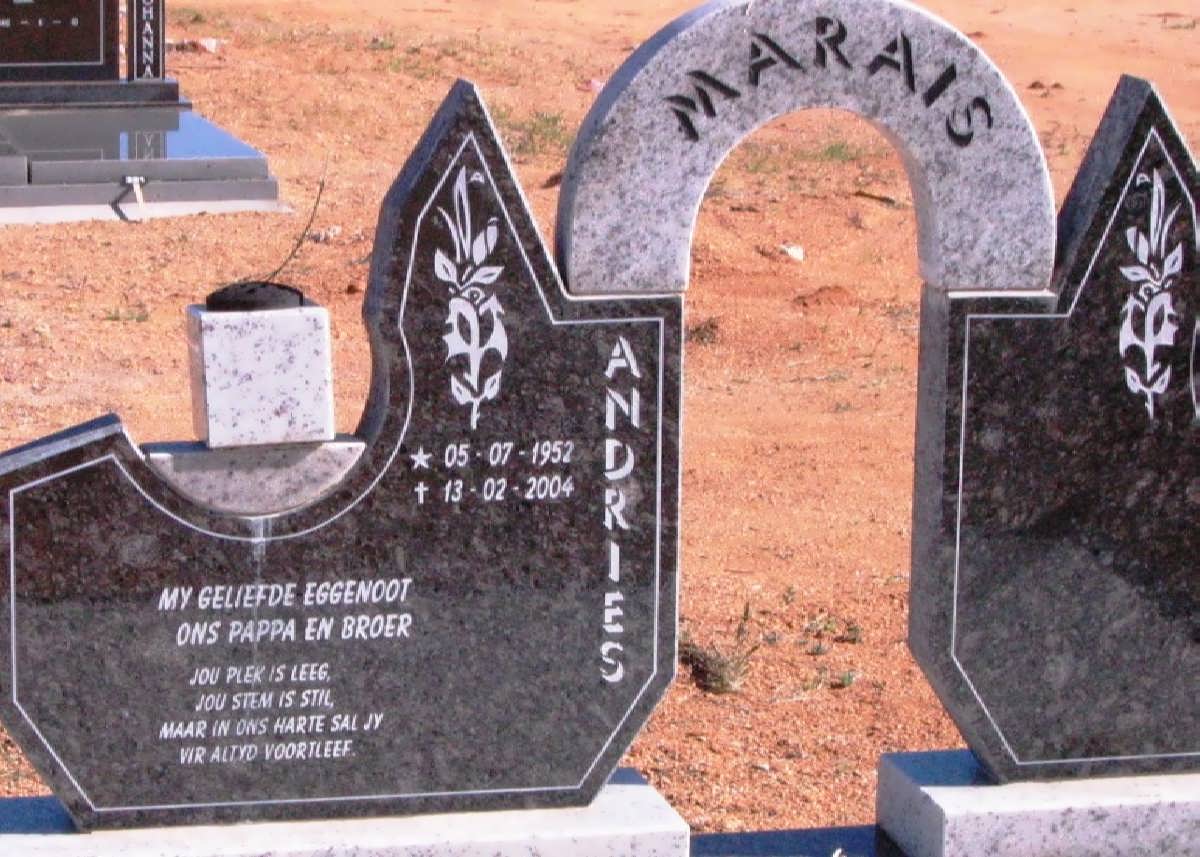 MARAIS Andries 1952-2004