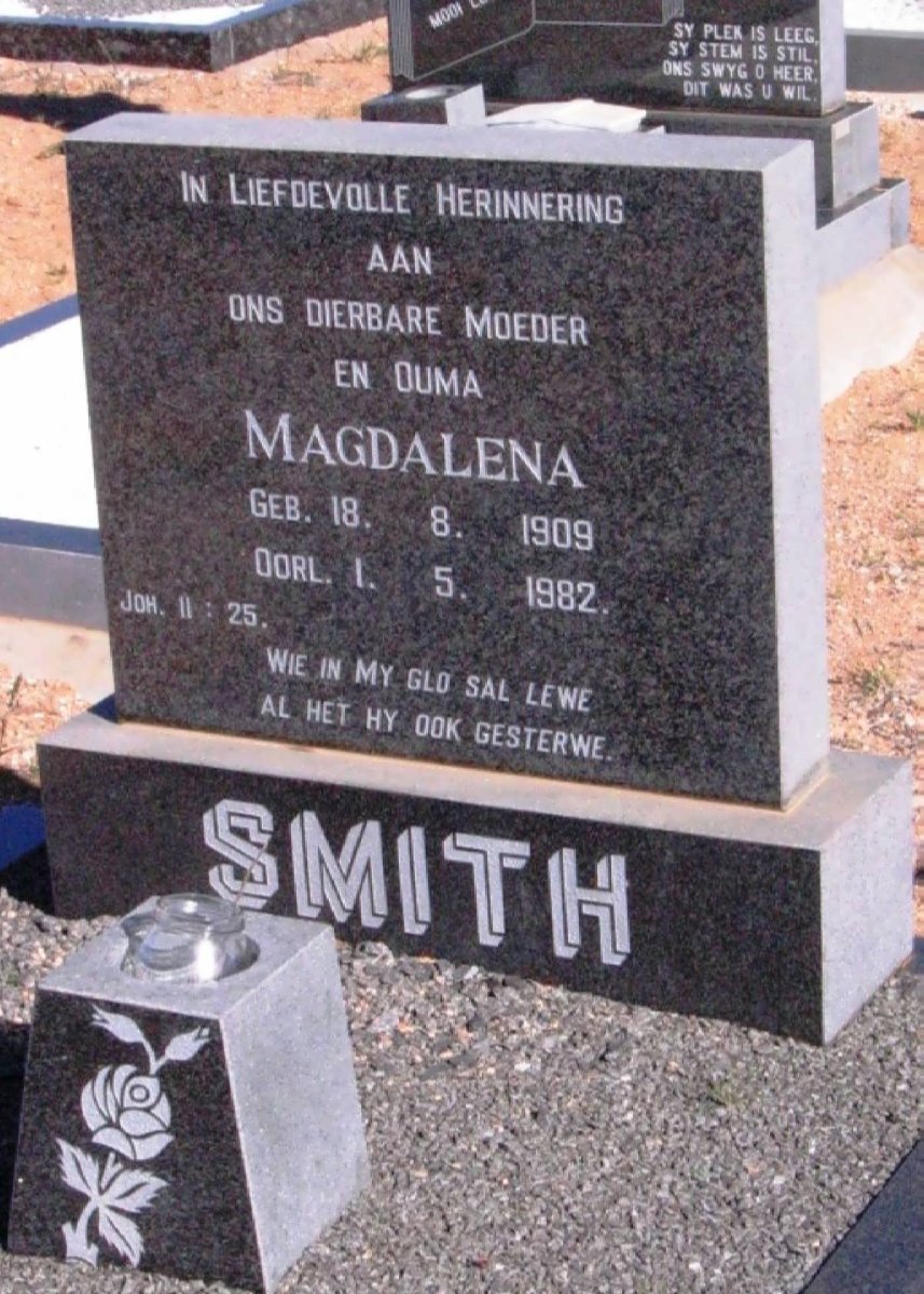 SMITH Magdalena 1909-1982