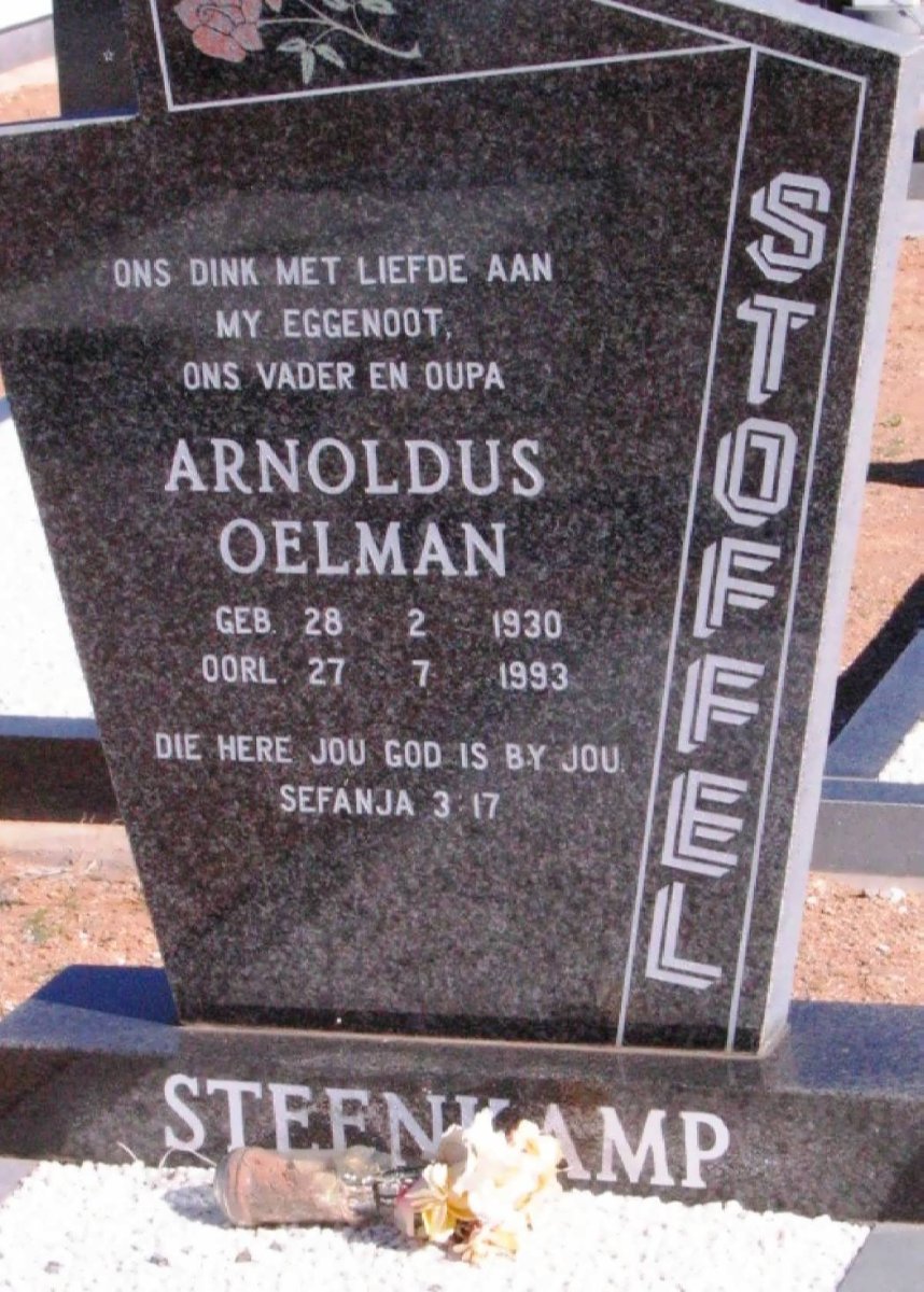 STEENKAMP Arnoldus Oelman 1930-1993