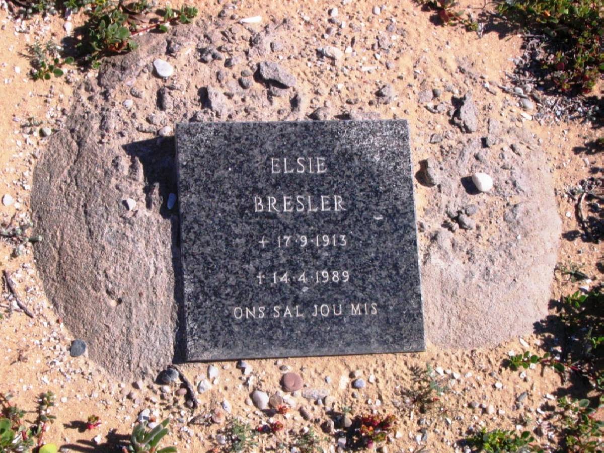 BRESLER Elsie 1913-1989