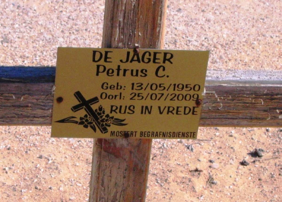 JAGER Petrus C., de 1950-2009