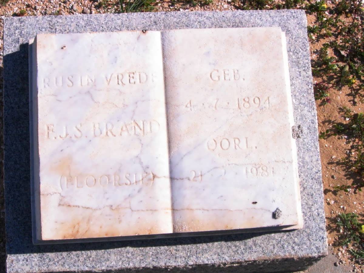 BRAND F.J.S. 1894-1981