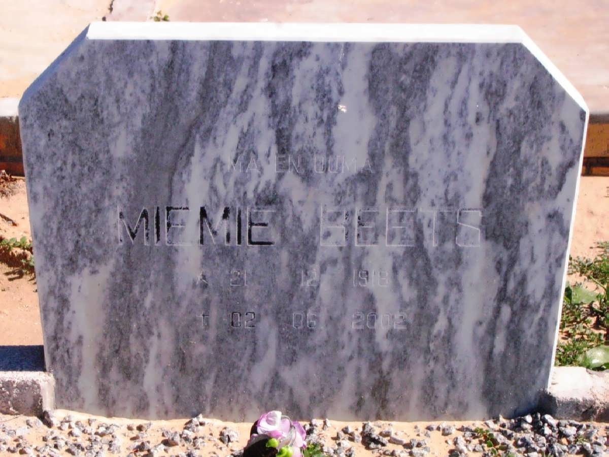 BEETS Miemie 1918-2002