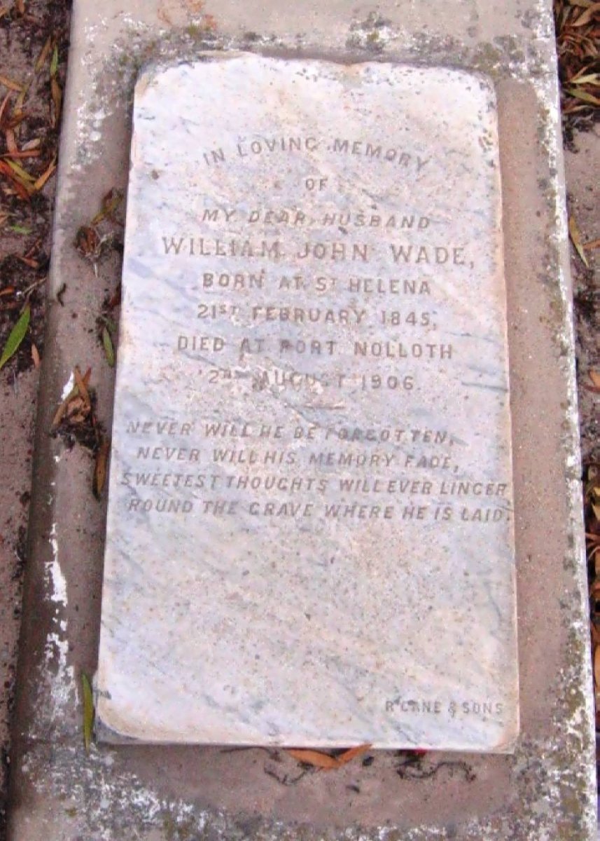 WADE William John 1845-1906