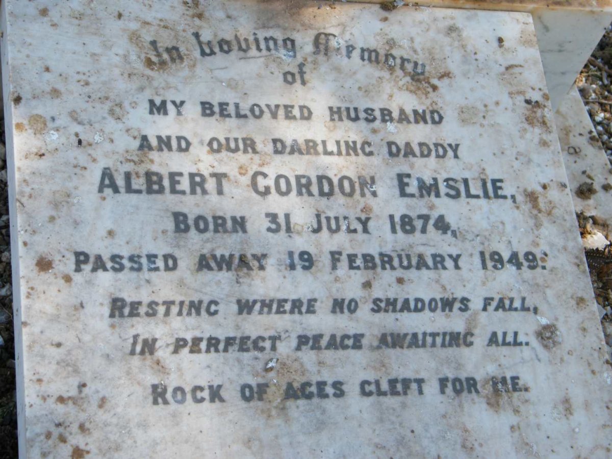EMSLIE Albert Gordon 1874-1949