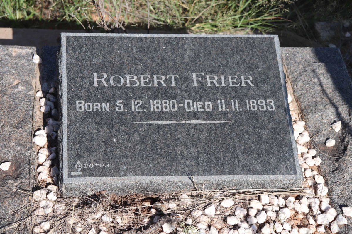 FRIER Robert 1880-1893