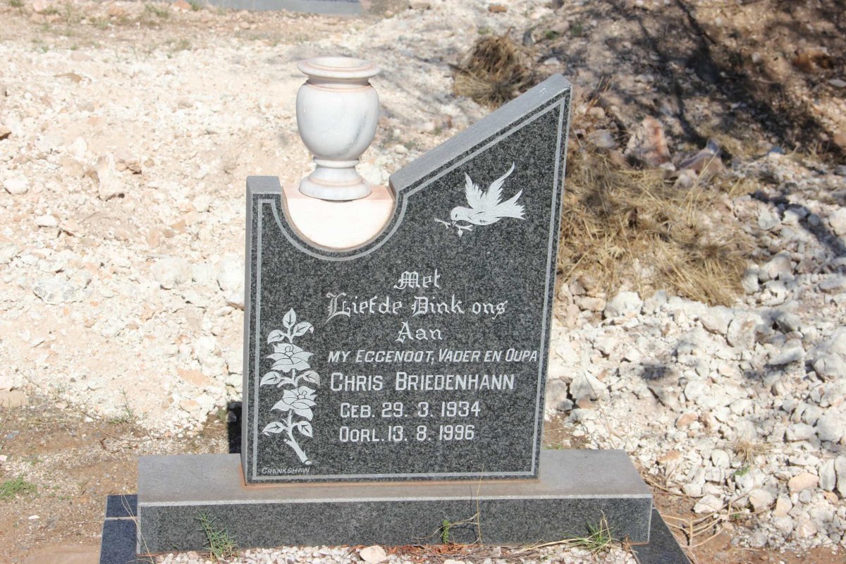 BRIEDENHANN Chris 1934-1996