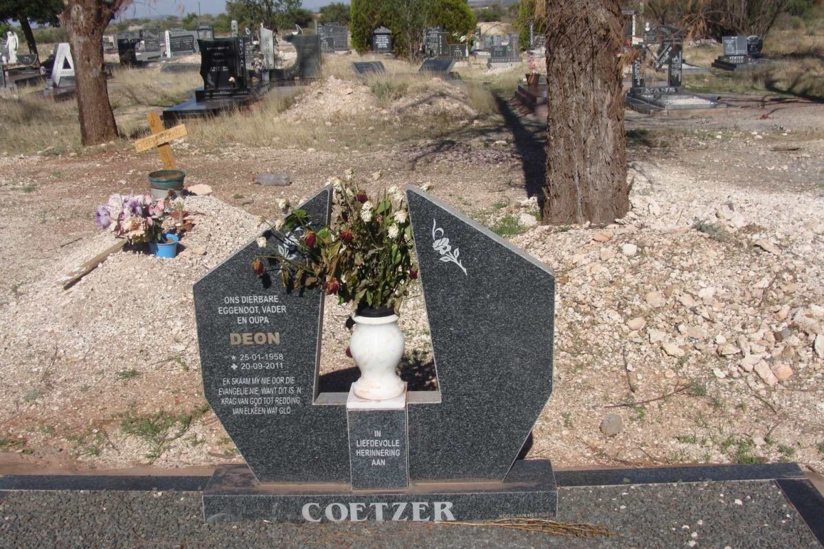 COETZER Deon 1958-2011