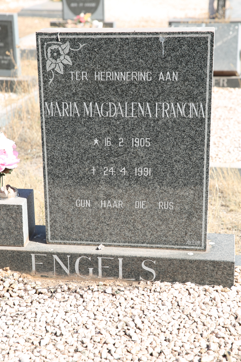 ENGELS Maria Magdalena Francina 1905-1991