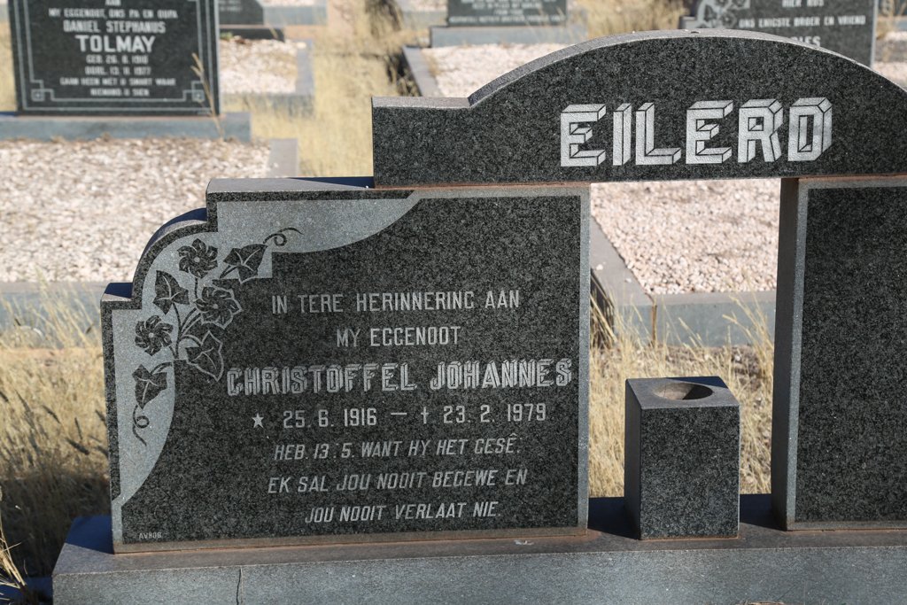 EILERD Christoffel Johannes 1916-1979