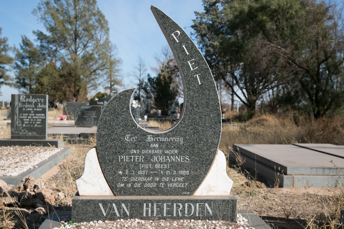 HEERDEN Pieter Johannes, van 1937-1988