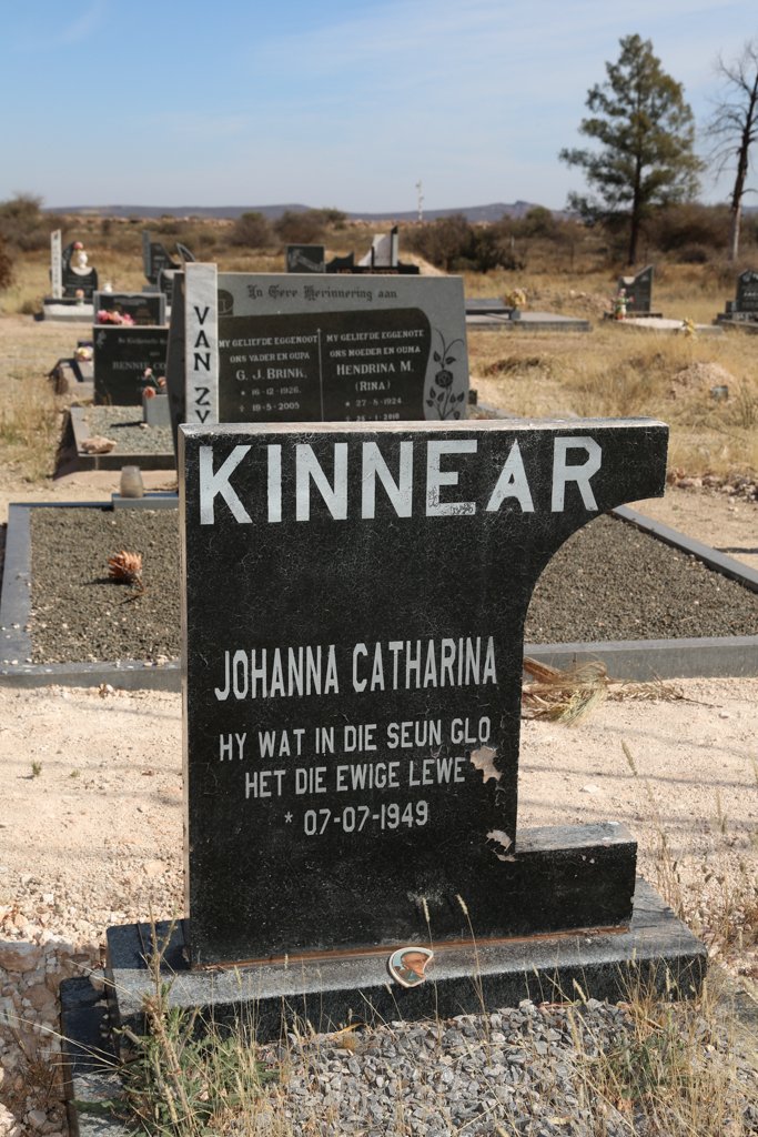 KINNEAR Johanna Catharina 1949-