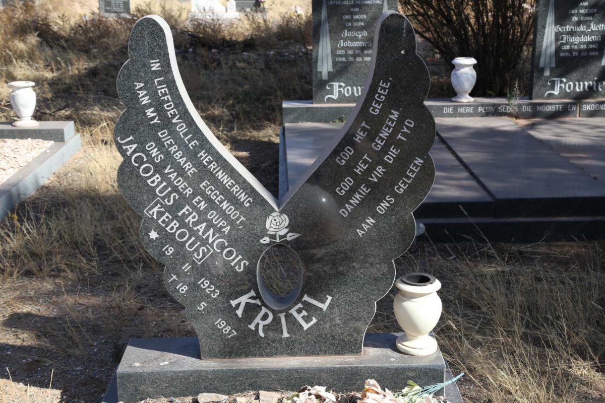KRIEL Jacobus Francois 1923-1987