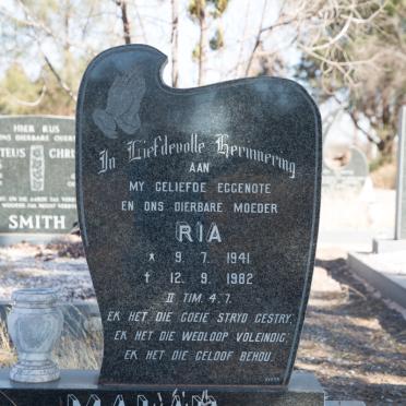 MALAN Ria 1941-1982