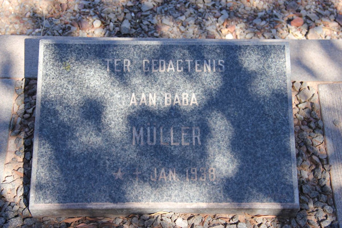 MULLER Baba 1938-1938