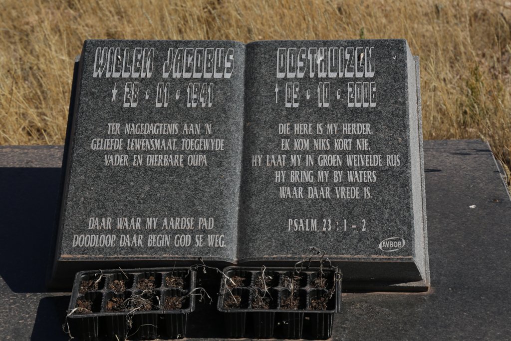 OOSTHUIZEN Willem Jacobus 1941-2006