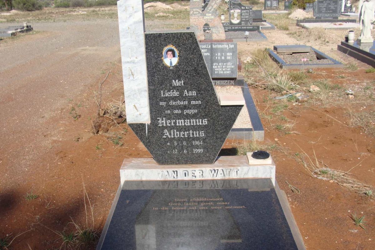 WATT Hermanus Albertus, van der 1964-1999