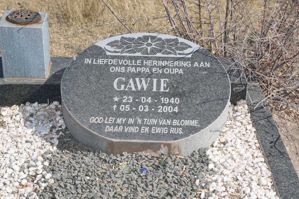 ? Gawie 1940-2004