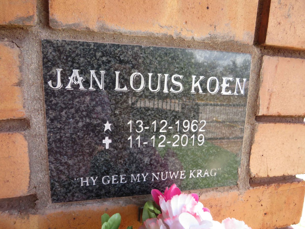 KOEN Jan Louis 1962-2019