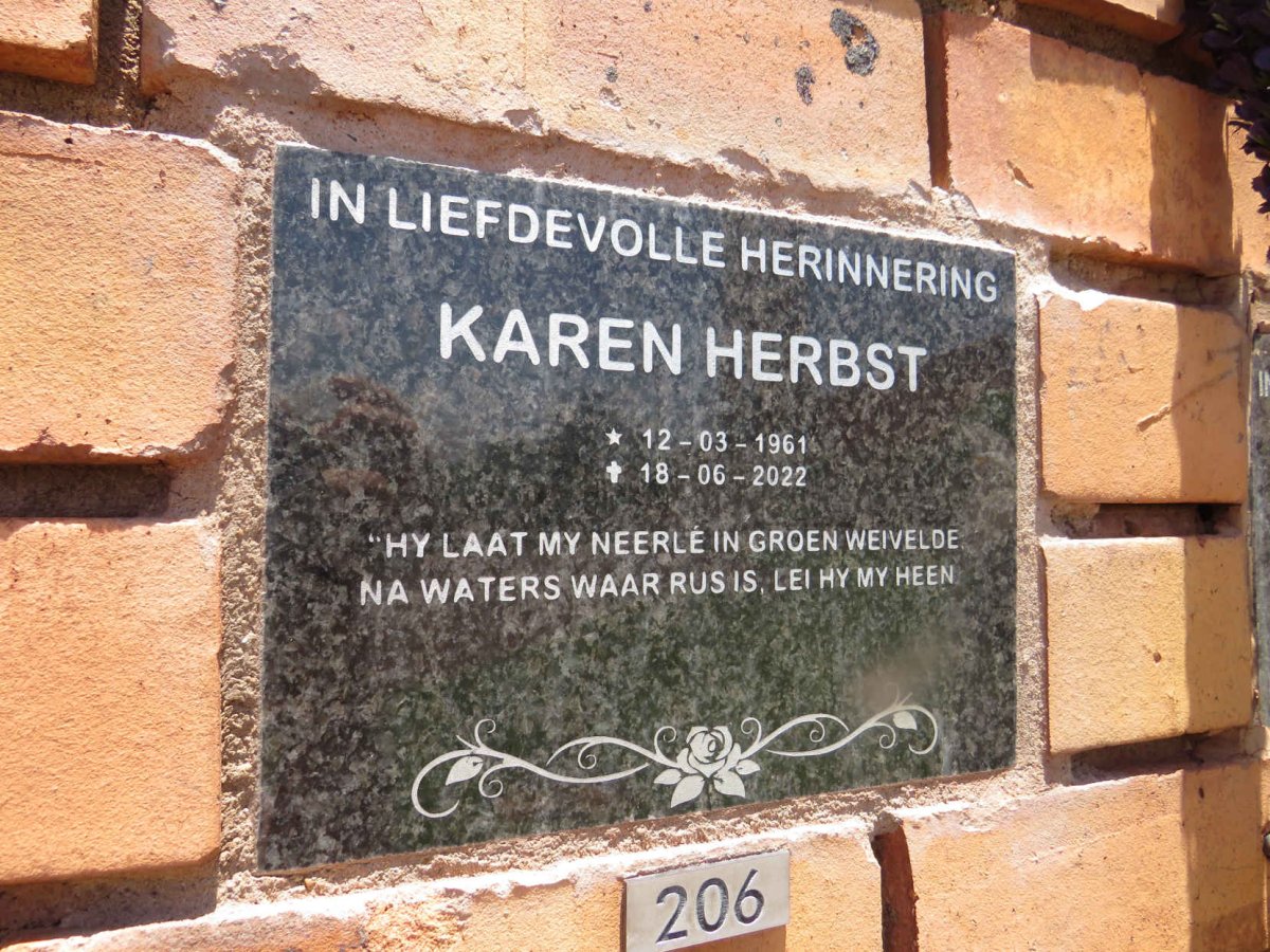 HERBST Karen 1961-2022