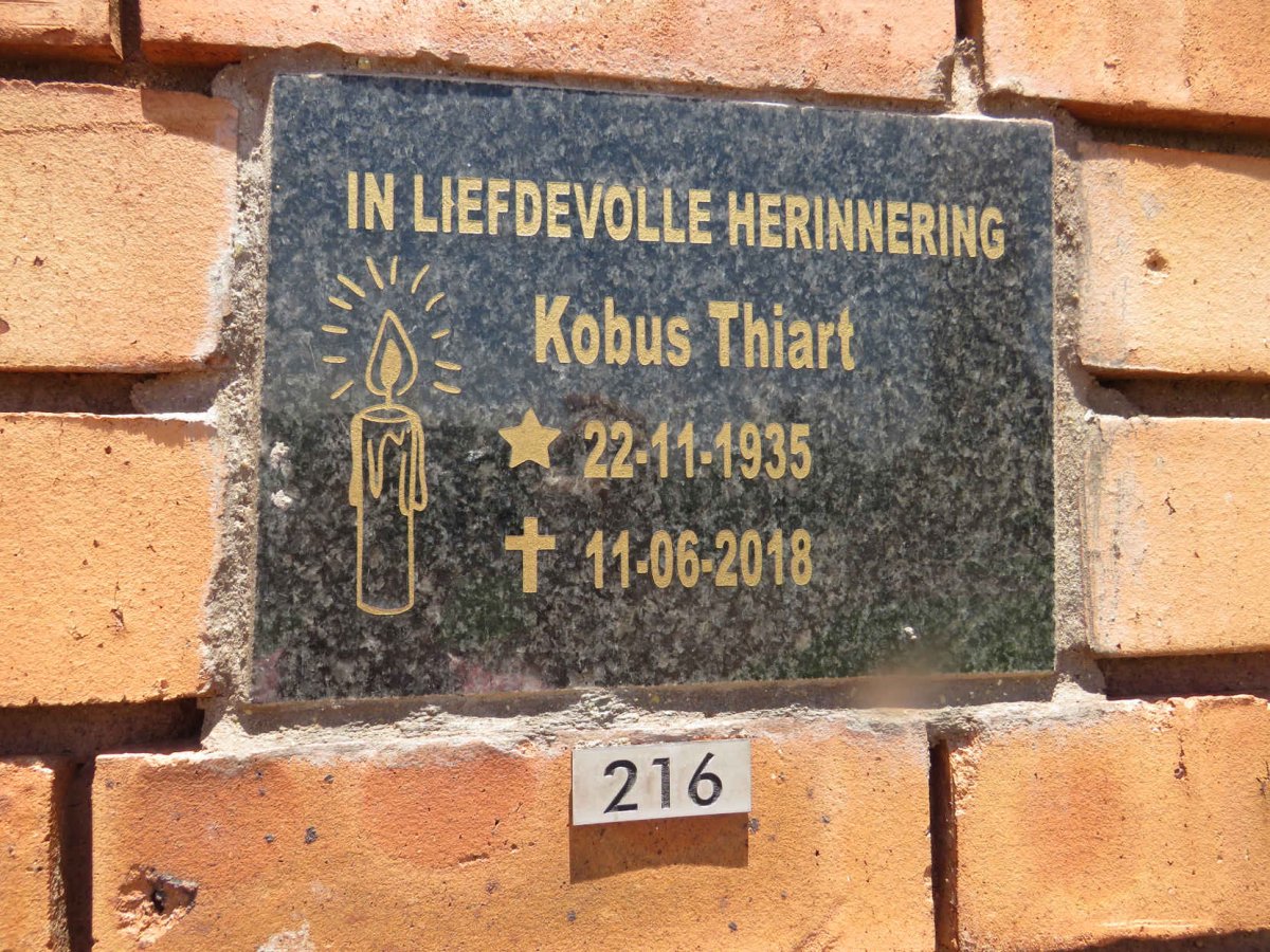 THIART Kobus 1935-2018