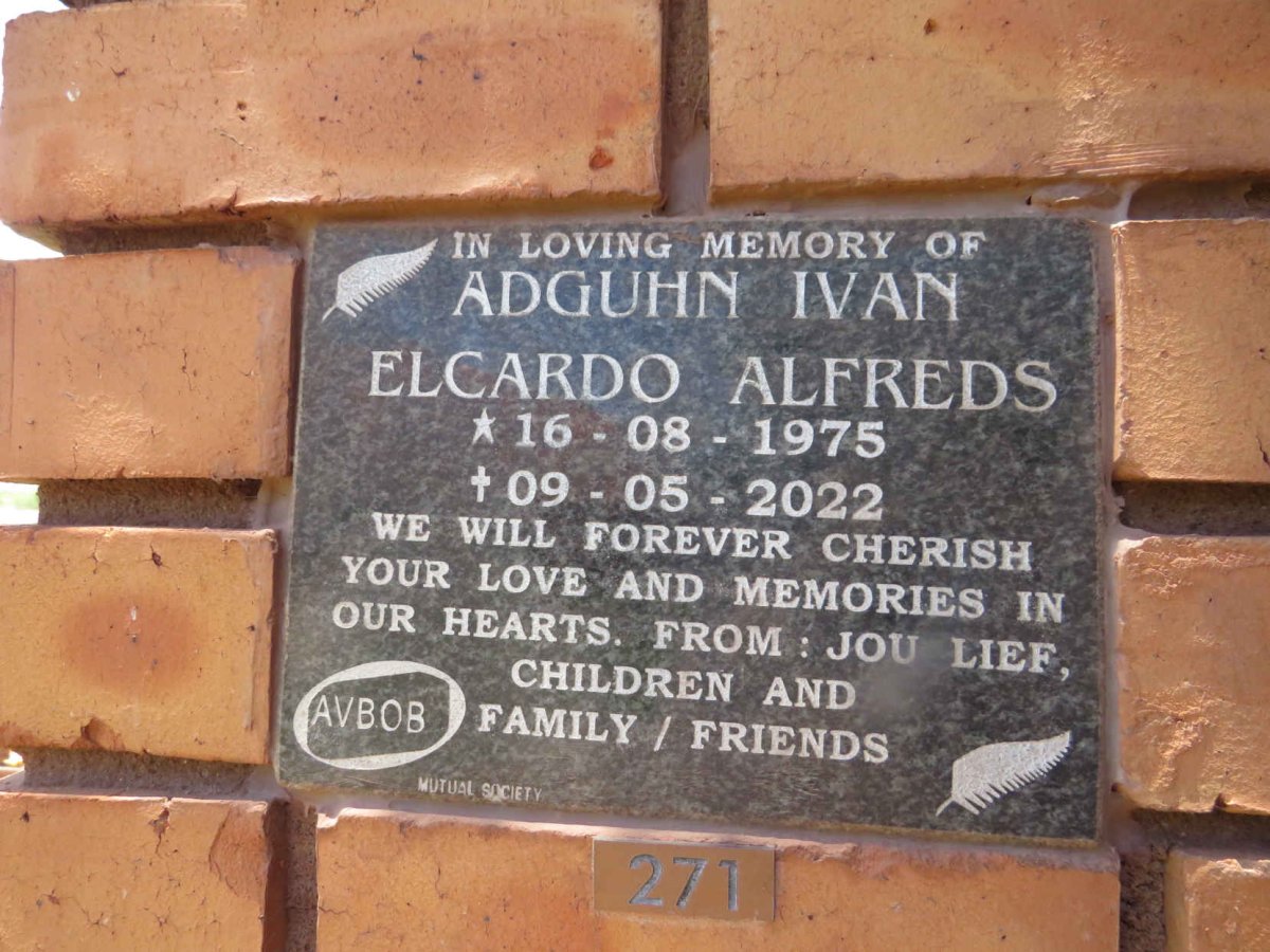 ALFREDS Adguhn Ivan Elcardo 1975-2022