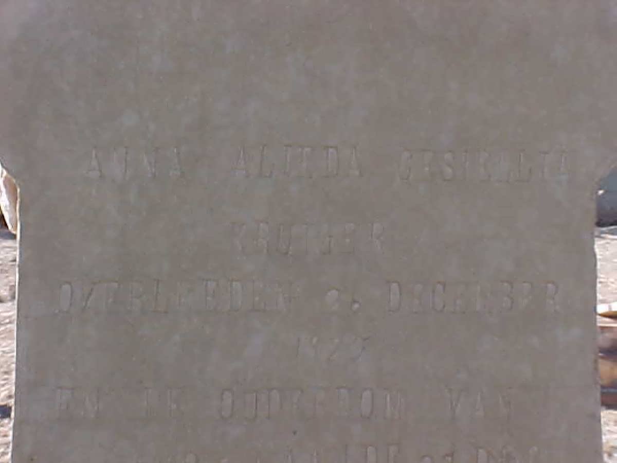 KRUIGER Anna Alieda Gesiellia -1925