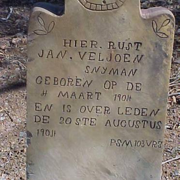 SNYMAN Jan Veljoen 1904-1904