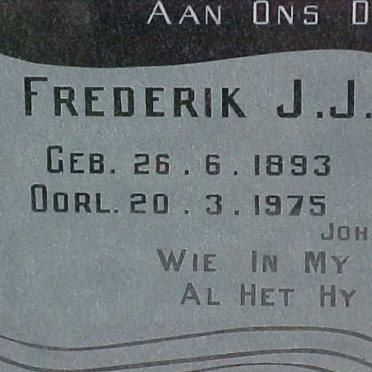 TRUTER Frederik J.J. 1893-1975