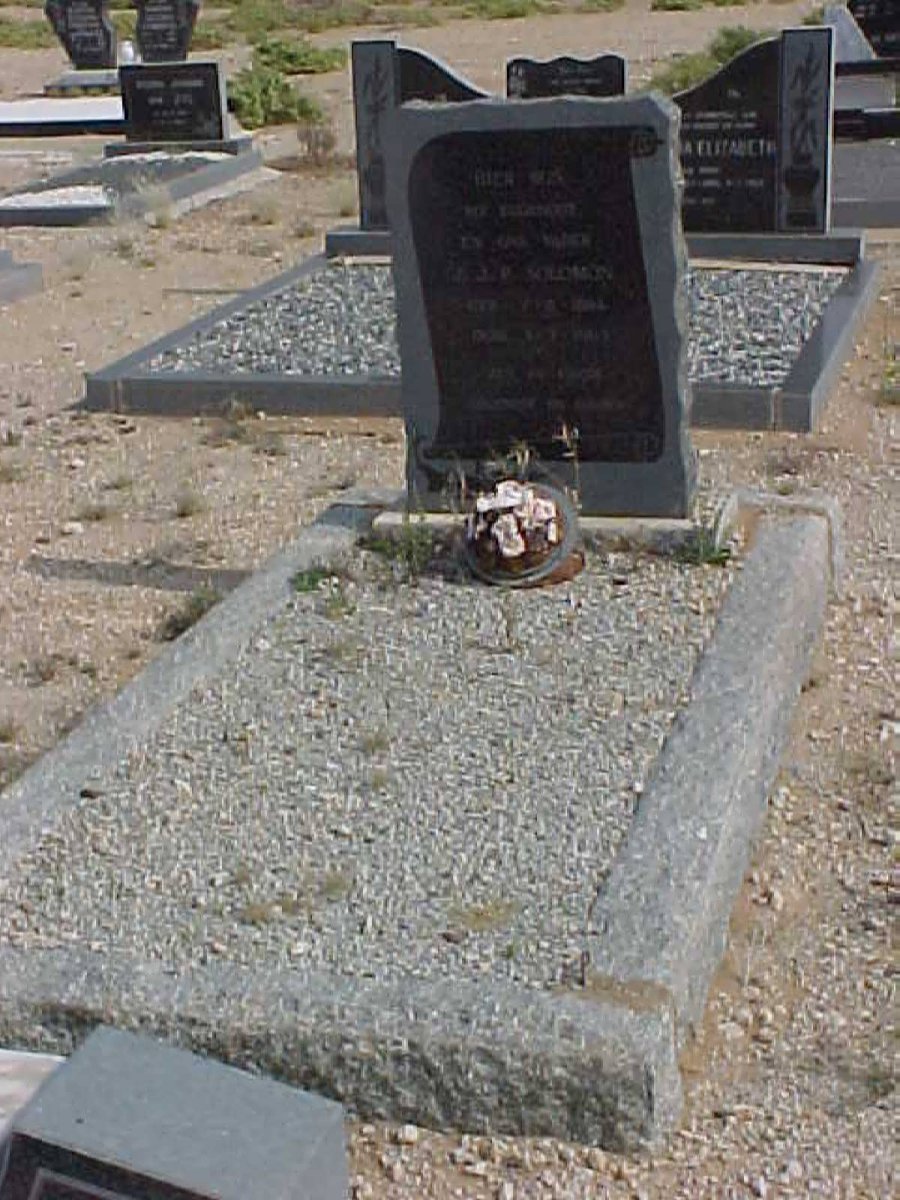 SOLOMON J.J.P. 1884-1963