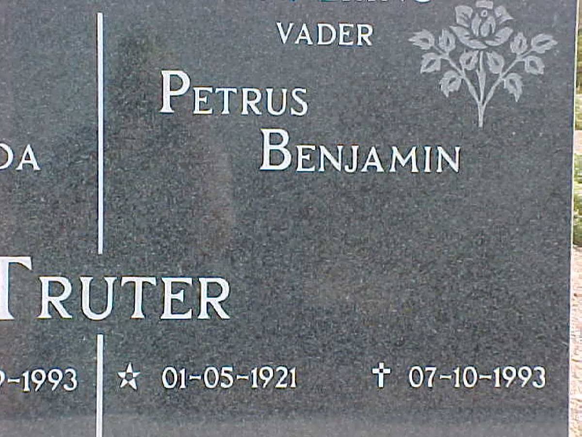 TRUTER Petrus Benjamin 1921-1993