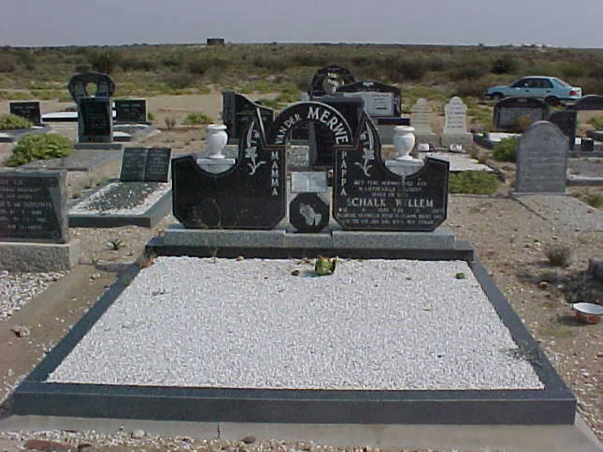 MERWE Schalk Willem, van der 1935-1987