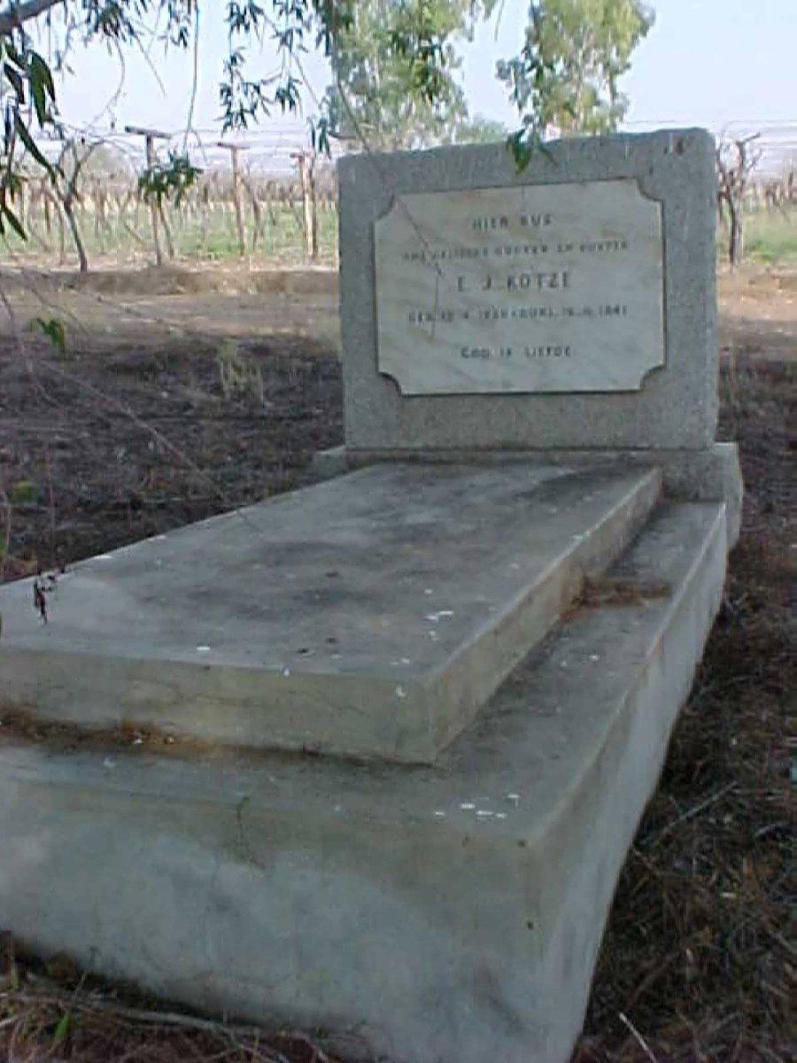 KOTZE E.J. 1920-1941