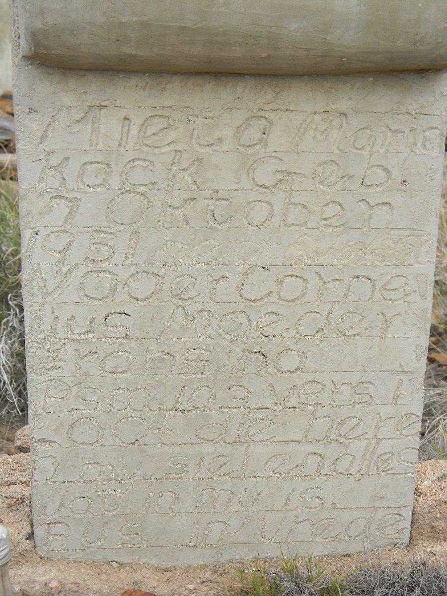 KOCK Mieta Maria 1951- 