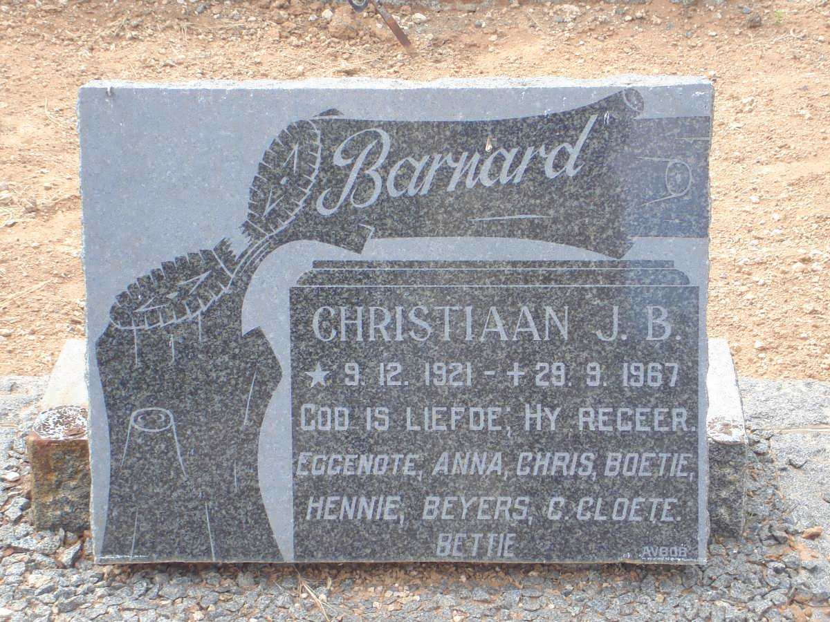 BARNARD Christiaan J.B. 1921-1967
