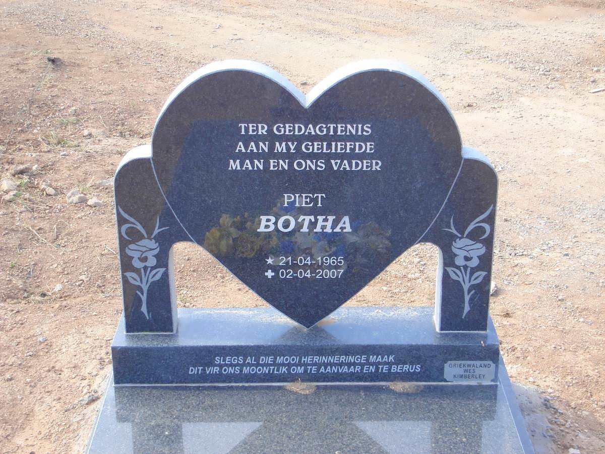 BOTHA Piet 1965-2007