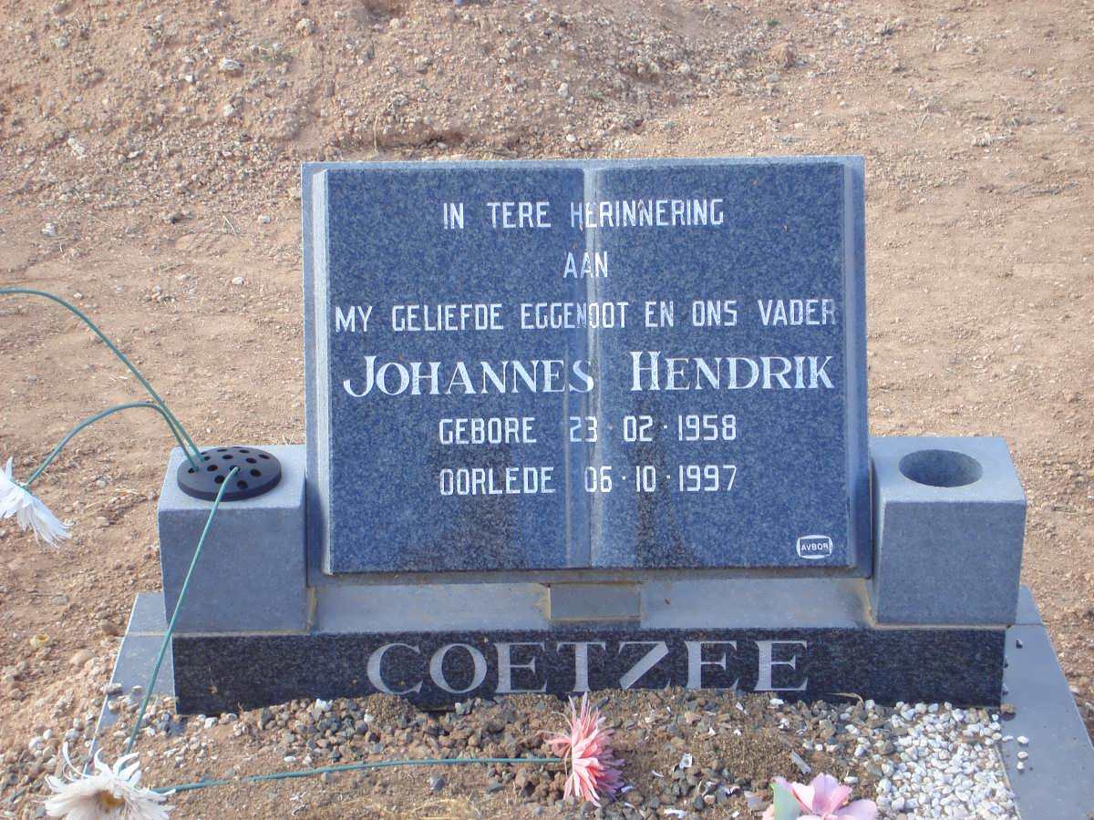 COETZEE Johannes Hendrik 1958-1997