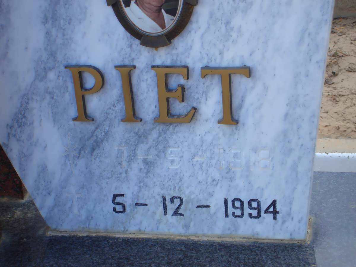 DEVENTER Piet, van 1912-1994